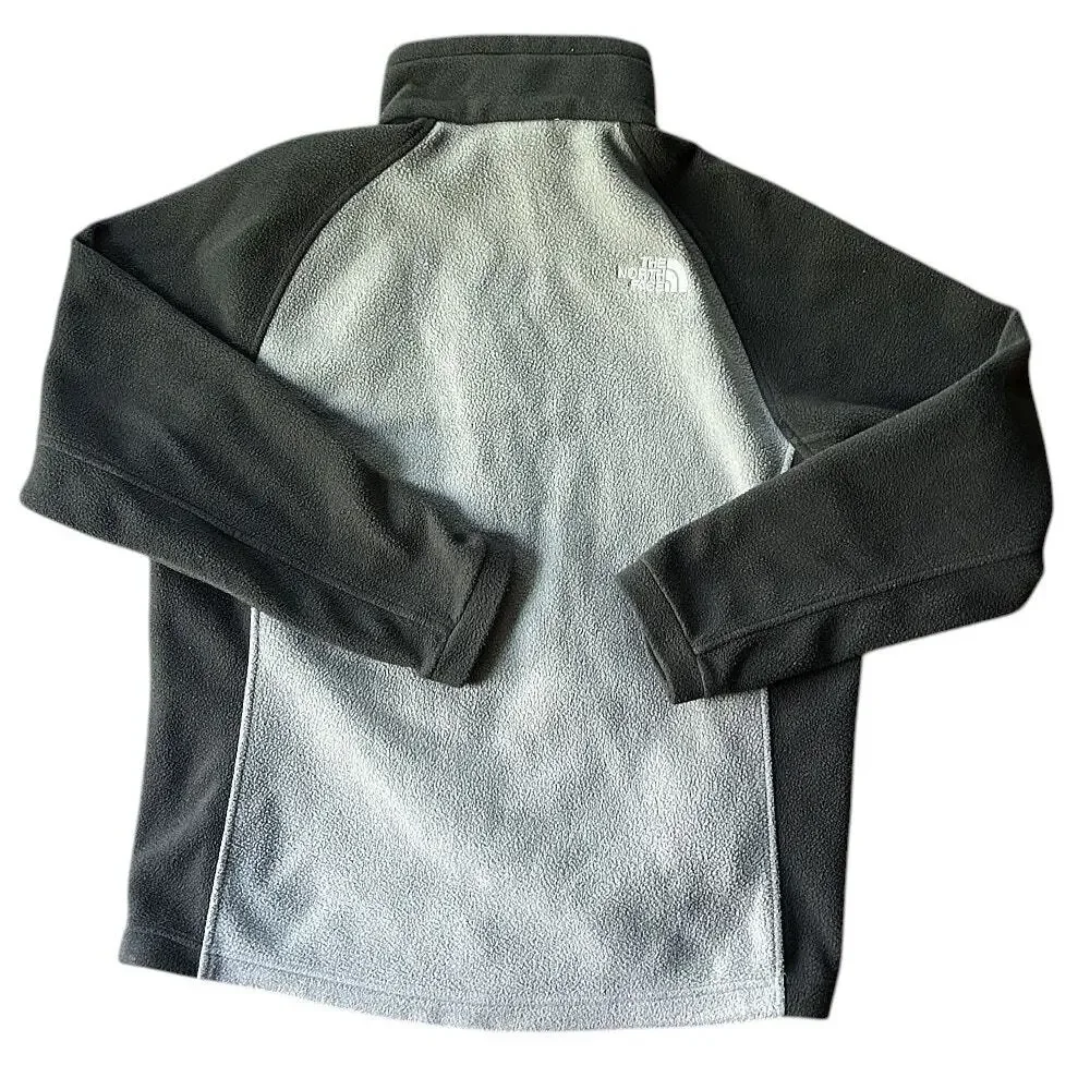 The North Face Gray Fleece Full Zip Jacket Men's Medium